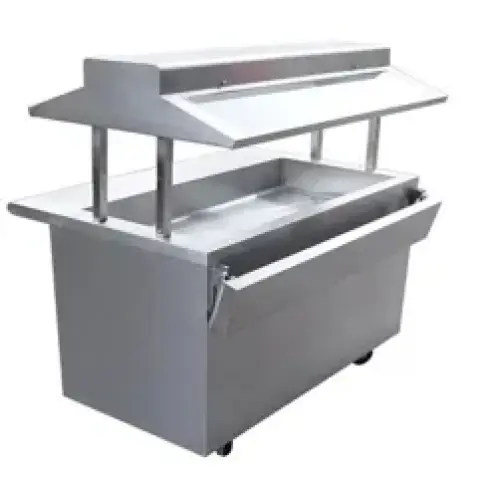 Universal EBT-84-SC - 6 Well Refrigerated Buffet Table - Cold Food
