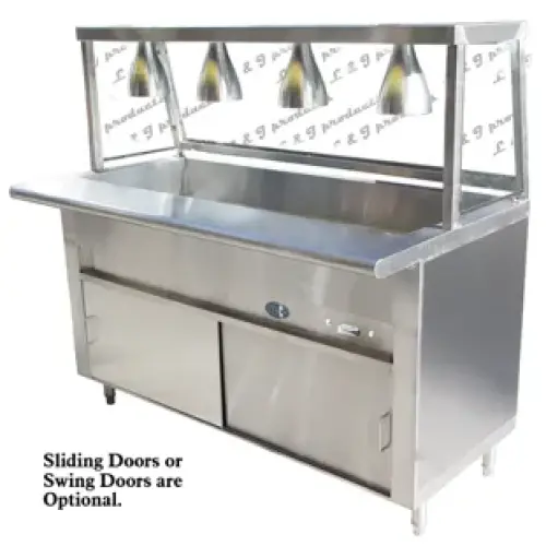 Universal GCTL-72 - 5 Well Cafeteria Steam Table - Gas
