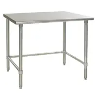 Universal SS3072-CB - 72" X 30" Stainless Steel Work Table W/ Stainless Steel Cross Bar
