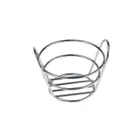 GET Enterprises - 4-22780 - 5 3/8" x 3" Chrome Bucket Basket