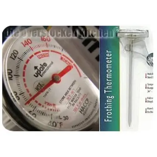 Update International THFR-17 - 5.5-Long Dial Frothing Thermometer