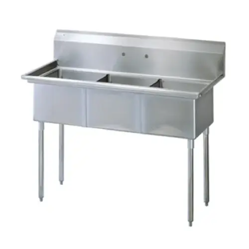 Universal SK2148-3 - Three Compartment Utility Sink - 51"