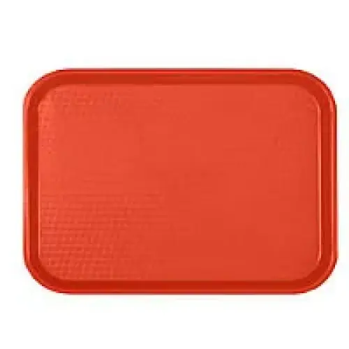 Thunder Group Red Fast Food Tray 14" x 17-3/4" (12 per Case) [PLFFT1418RD] 