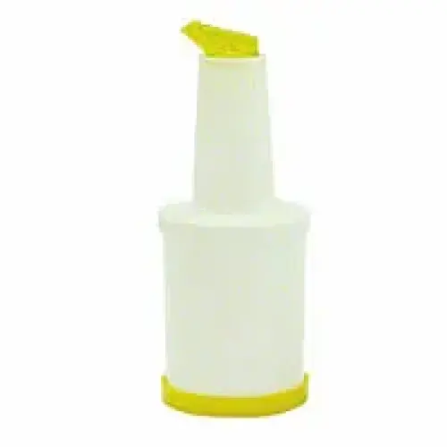 Thunder Group Yellow Plastic Cocktail Container 1 Qt. [PLSNP01Y]