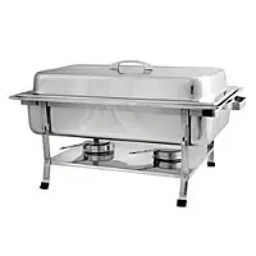 Thunder Group Full Size Stainless Steel Rectangular Chafer With Plastic Footing [SLRCF002]