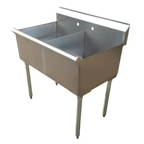 Two Compartment Commercial Sink