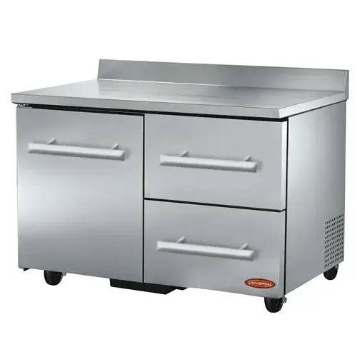 Universal WT48SC-2-1 - 48" Worktop Refrigerator W/ Drawers