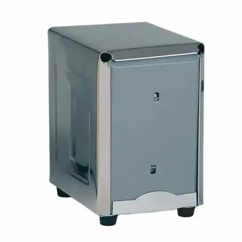 Update International ND-5 - 4.63" x 5.38" x 3.88" - Stainless Steel Napkin Dispenser  