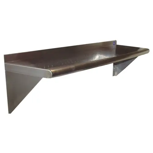 Universal WS1296 - Stainless Steel Wall Shelf - 12" X 96" 