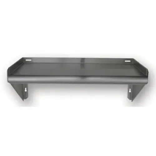 Universal WSP1460 - Stainless Steel Tab Lock Wall Shelf - 14" X 60"
